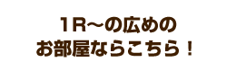 広めのお部屋や1LDK、2人暮らしなどにおすすめ!